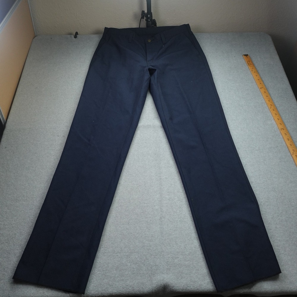Workrite Pants Mens 36x37 Navy Blue FR Workwear Nomex NFPA 70E Fire Service